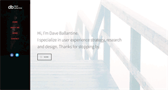 Desktop Screenshot of daveballantine.com